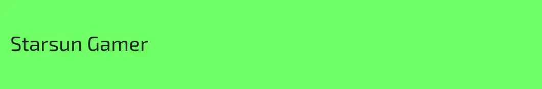 Starsun Gamer